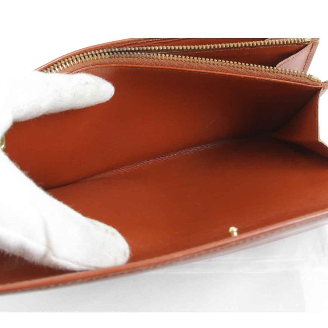 『USED』 
LOUIS VUITTON ルイ・ヴィトン 
 ポシェット・ポルトモネ・クレディ M6357 長財布 
エピレザー ブラウン