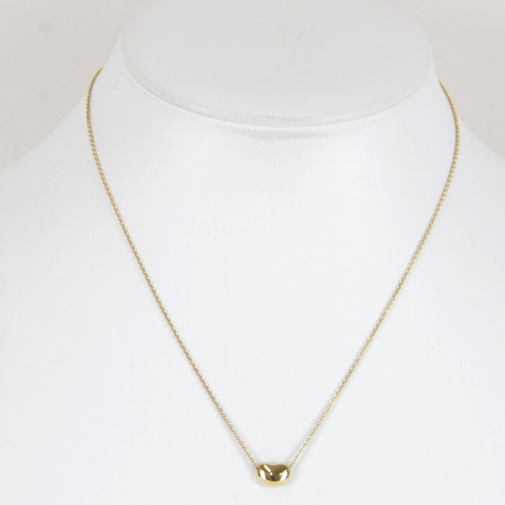 美品『USED』 K18 
TIFFANY&Co. Au750 エルサ・ペレッティ ビーン ネックレス
 3.6g