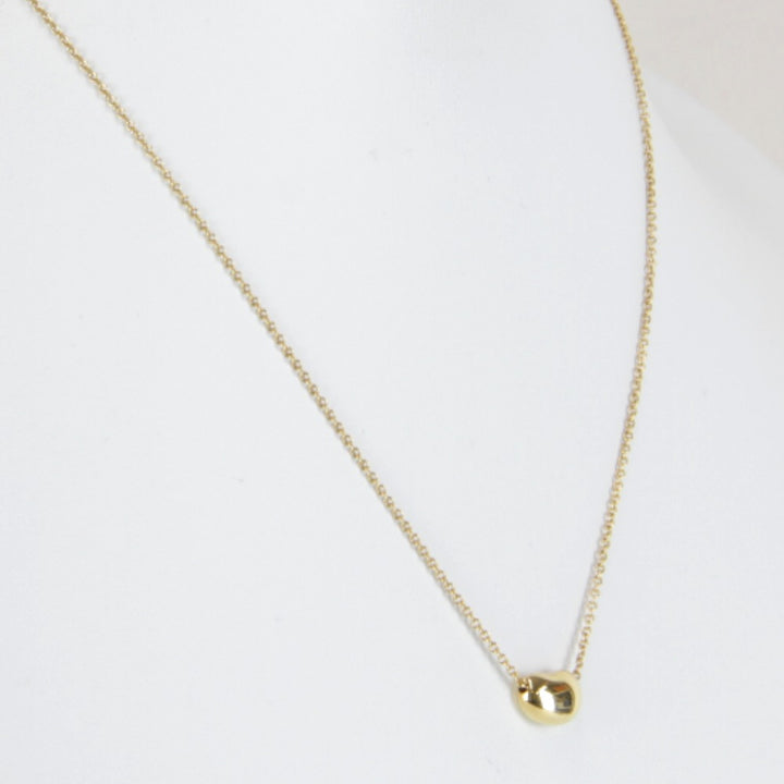 美品『USED』 K18 
TIFFANY&Co. Au750 エルサ・ペレッティ ビーン ネックレス
 3.6g
