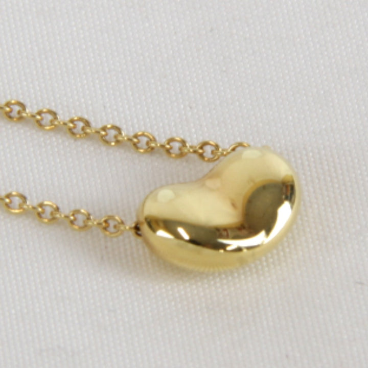 美品『USED』 K18 
TIFFANY&Co. Au750 エルサ・ペレッティ ビーン ネックレス
 3.6g
