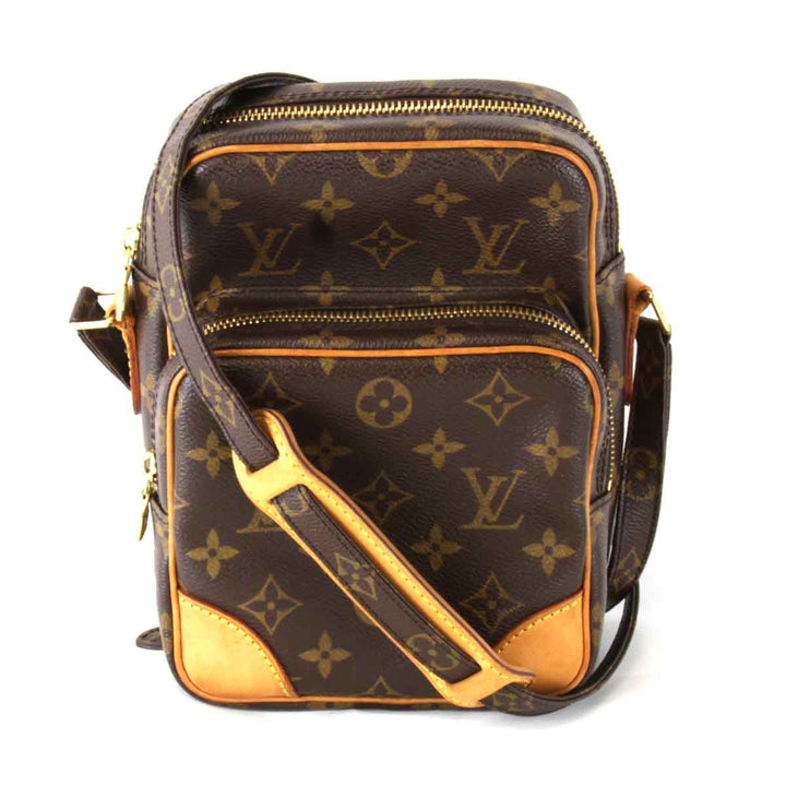 【価格改定】『USED』 
LOUIS VUITTON ルイ・ヴィトン 
 アマゾン M45236 ショルダーバッグ 
モノグラムキャンバス ブラウン