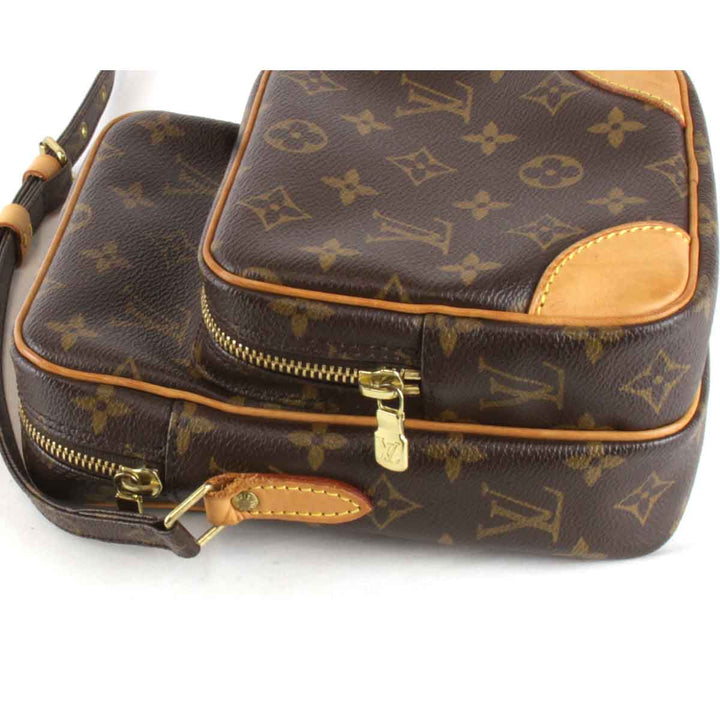 【価格改定】『USED』 
LOUIS VUITTON ルイ・ヴィトン 
 アマゾン M45236 ショルダーバッグ 
モノグラムキャンバス ブラウン