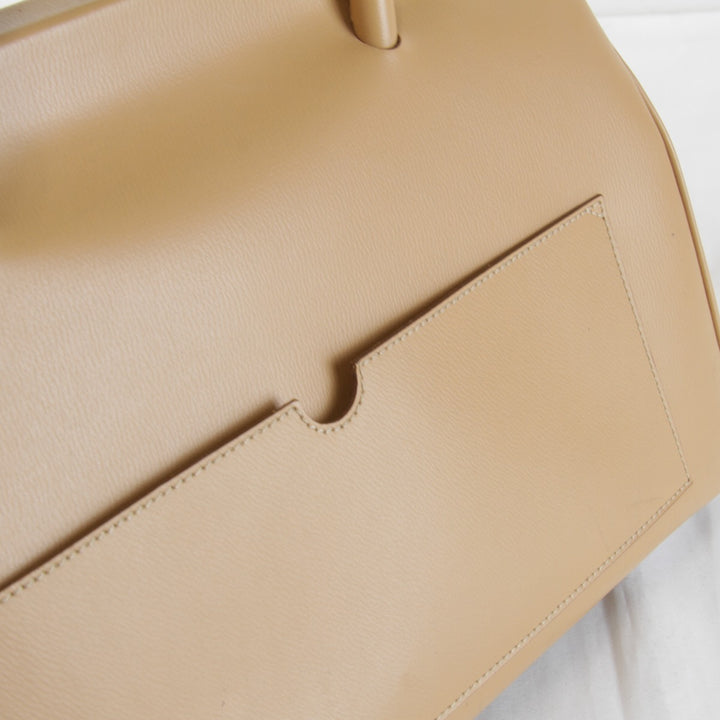 『USED』 
BALLY バリー 
 ハンドバッグ 
レザー ベージュ