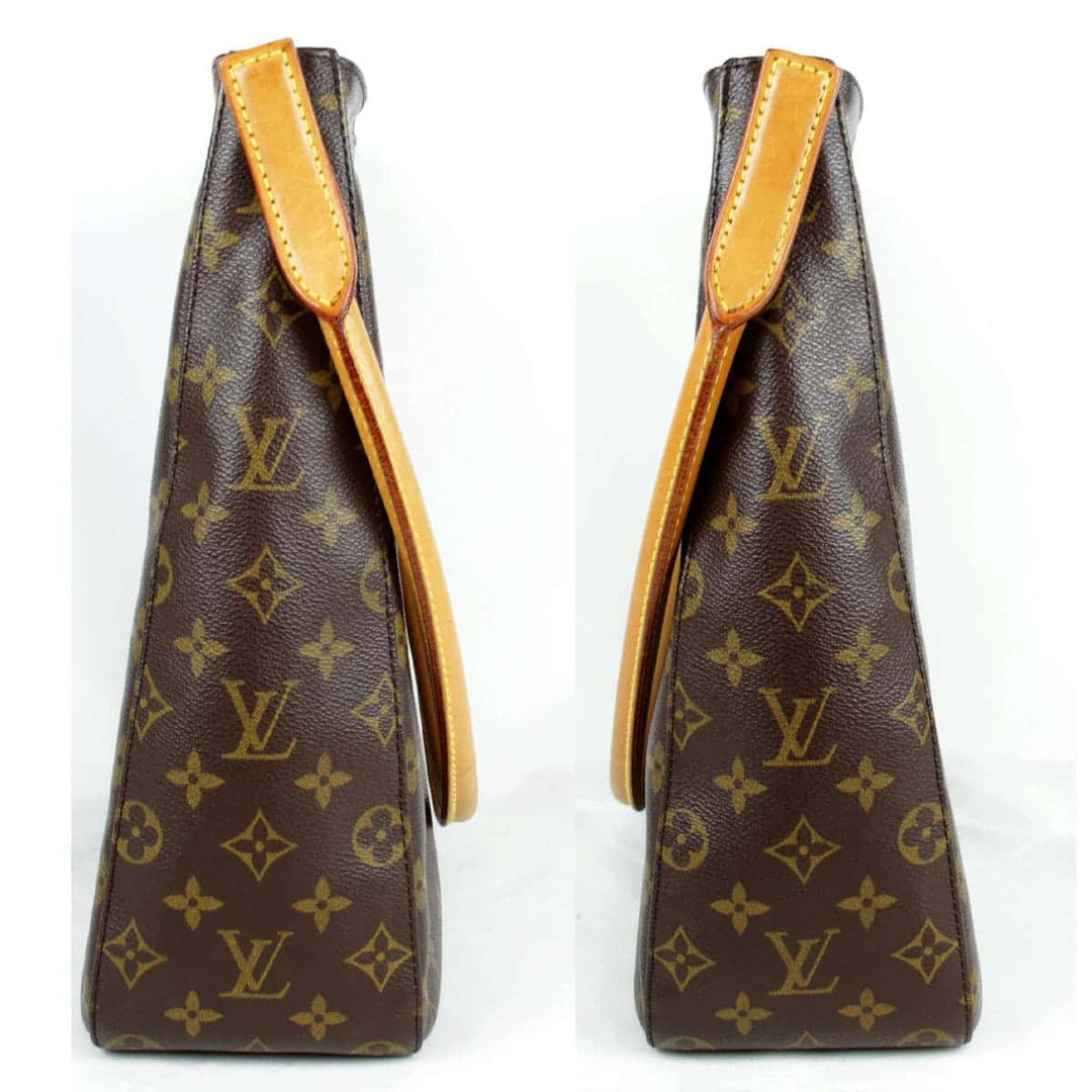 『USED』 
LOUIS VUITTON ルイ・ヴィトン 
 ルーピングGM M51145 ショルダーバッグ 
モノグラムキャンバス モノグラム