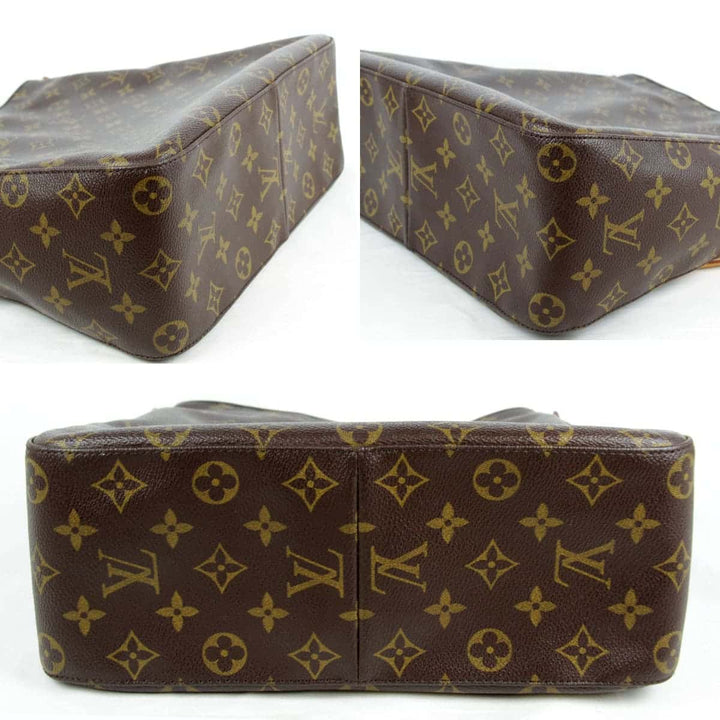 『USED』 
LOUIS VUITTON ルイ・ヴィトン 
 ルーピングGM M51145 ショルダーバッグ 
モノグラムキャンバス モノグラム