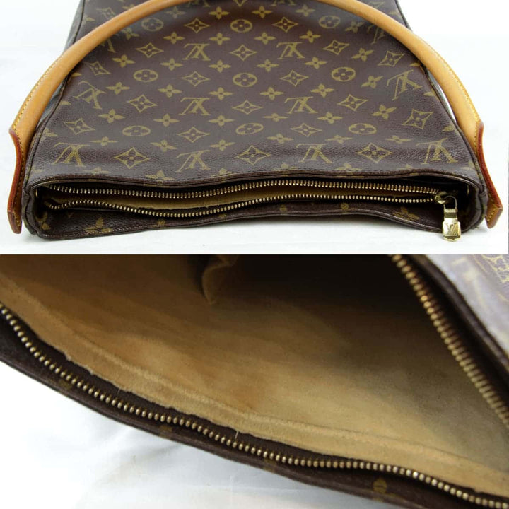 『USED』 
LOUIS VUITTON ルイ・ヴィトン 
 ルーピングGM M51145 ショルダーバッグ 
モノグラムキャンバス モノグラム