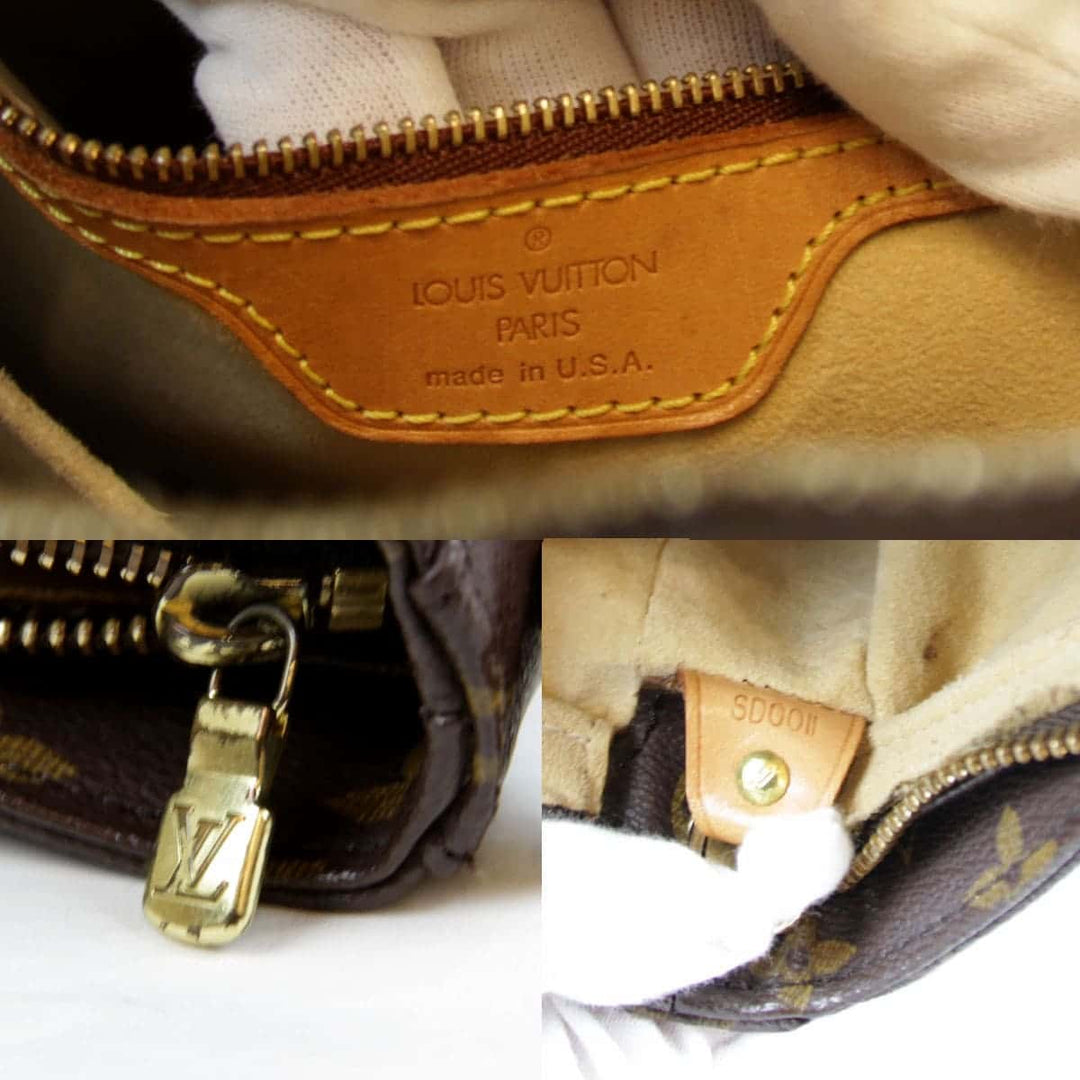『USED』 
LOUIS VUITTON ルイ・ヴィトン 
 ルーピングGM M51145 ショルダーバッグ 
モノグラムキャンバス モノグラム