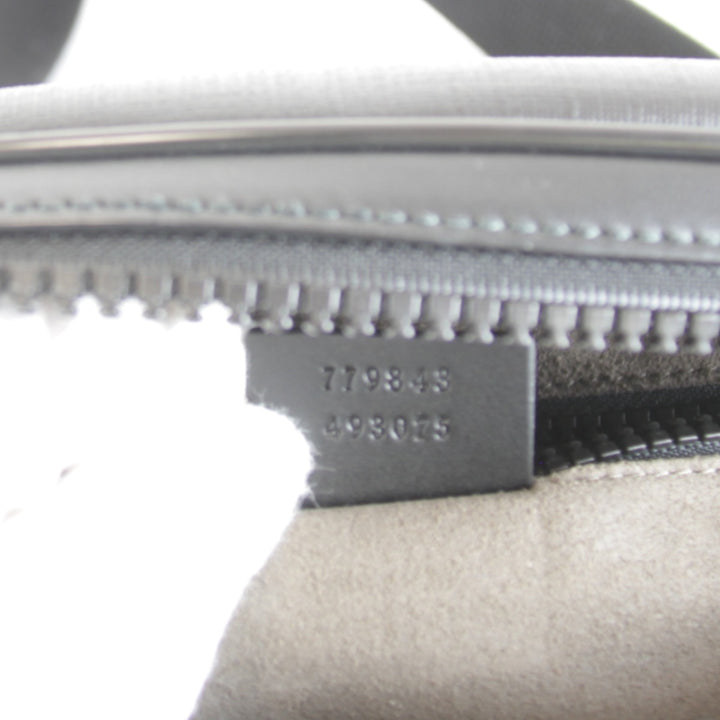 美品『USED』 
GUCCI グッチ 
 袋有 779843・493075 ボディバッグ 
GGスプリームキャンバス グレー