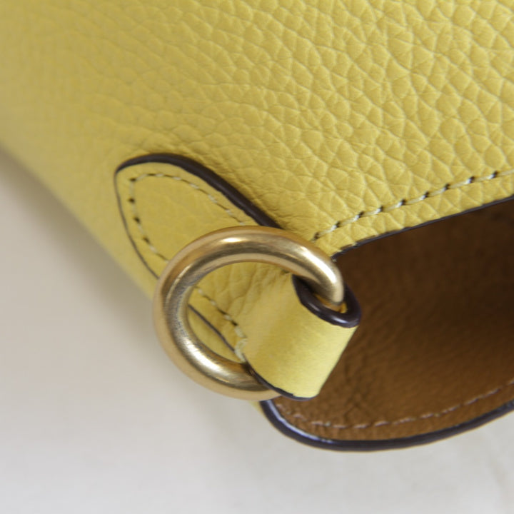 美品『USED』 
COACH コーチ 
 L2098-78800 ハンドバッグ 
レザー イエロー