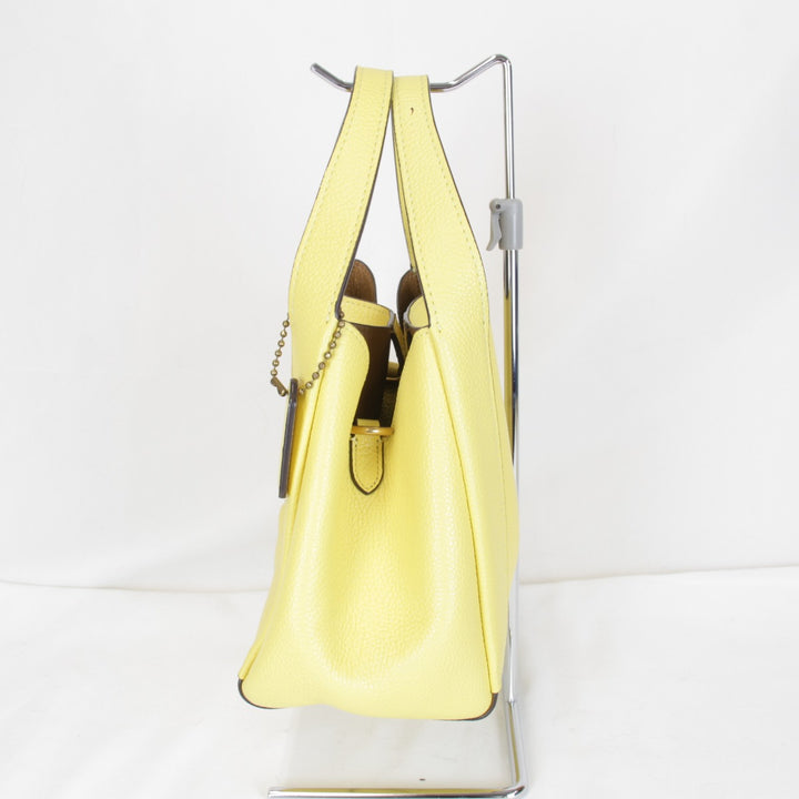 美品『USED』 
COACH コーチ 
 L2098-78800 ハンドバッグ 
レザー イエロー