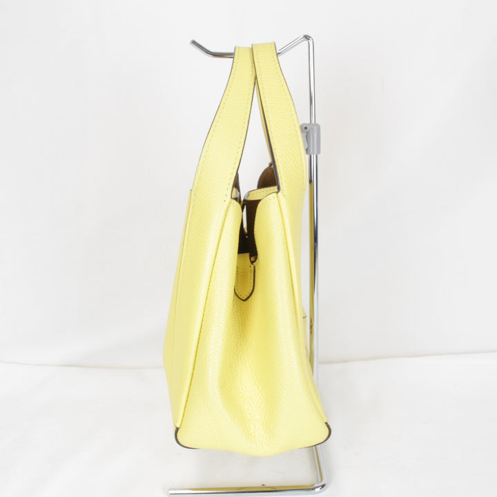 美品『USED』 
COACH コーチ 
 L2098-78800 ハンドバッグ 
レザー イエロー