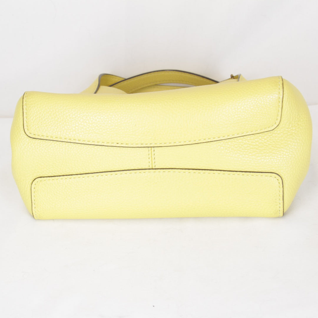 美品『USED』 
COACH コーチ 
 L2098-78800 ハンドバッグ 
レザー イエロー