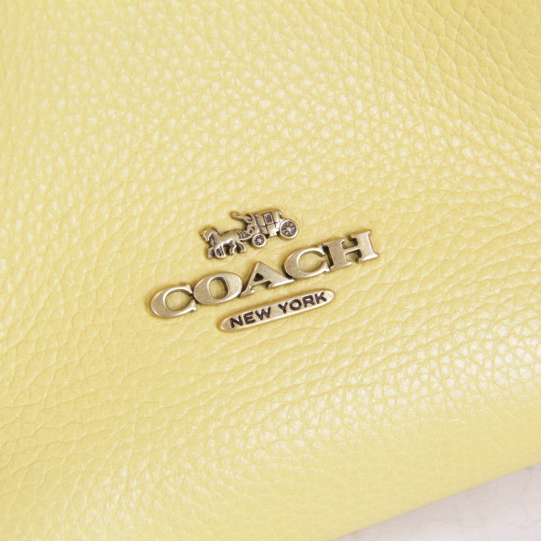 美品『USED』 
COACH コーチ 
 L2098-78800 ハンドバッグ 
レザー イエロー