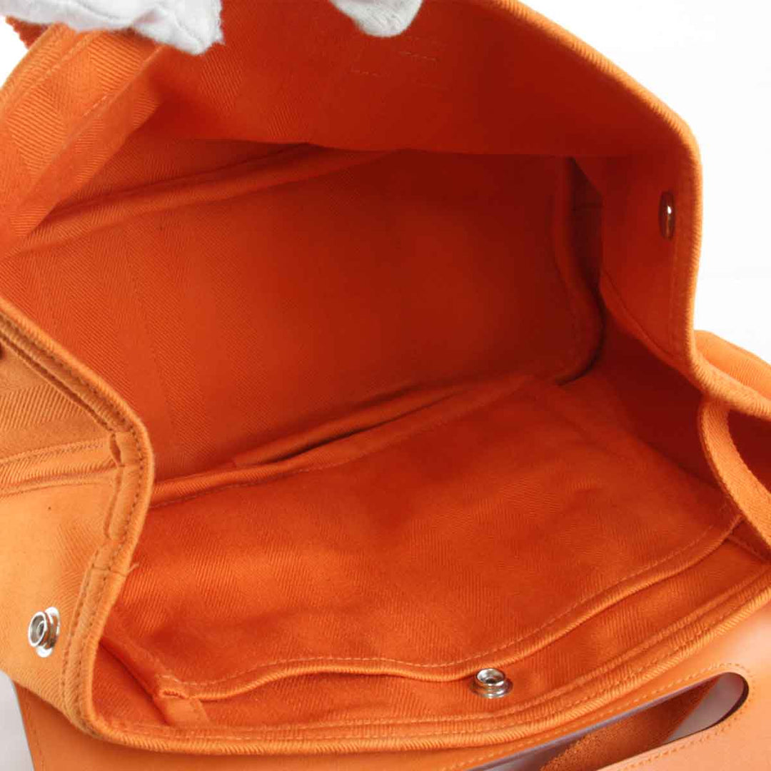『USED』 
HERMES エルメス 
 ヴァルパライソPM □P刻印 ハンドバッグ 
レザー/キャンバス オレンジ