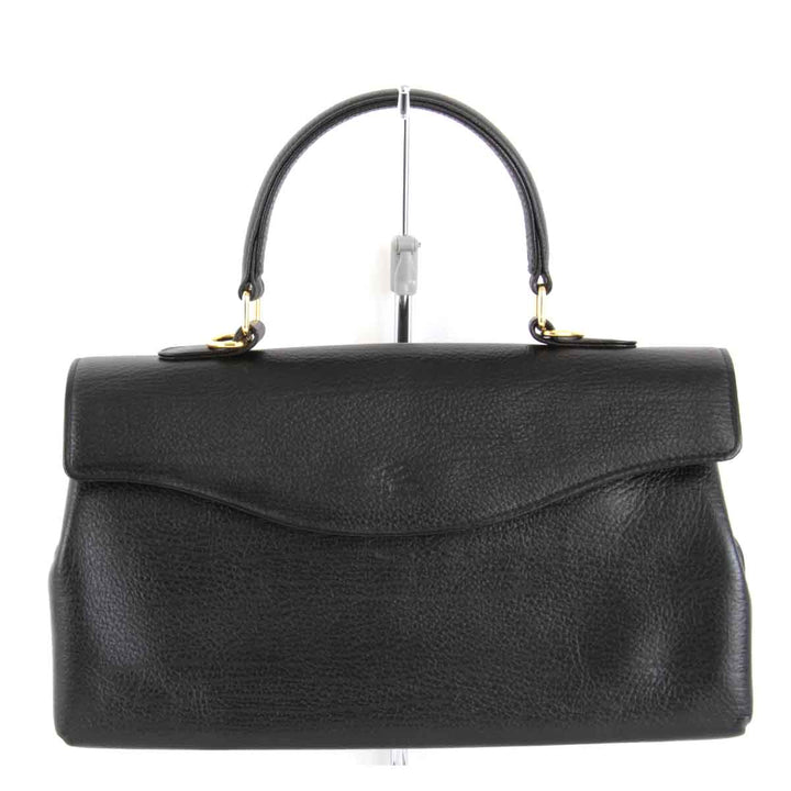 『USED』 
PIERRE BALMAIN ピエール・バルマン 
 2Way ハンドバッグ 
レザー ブラック