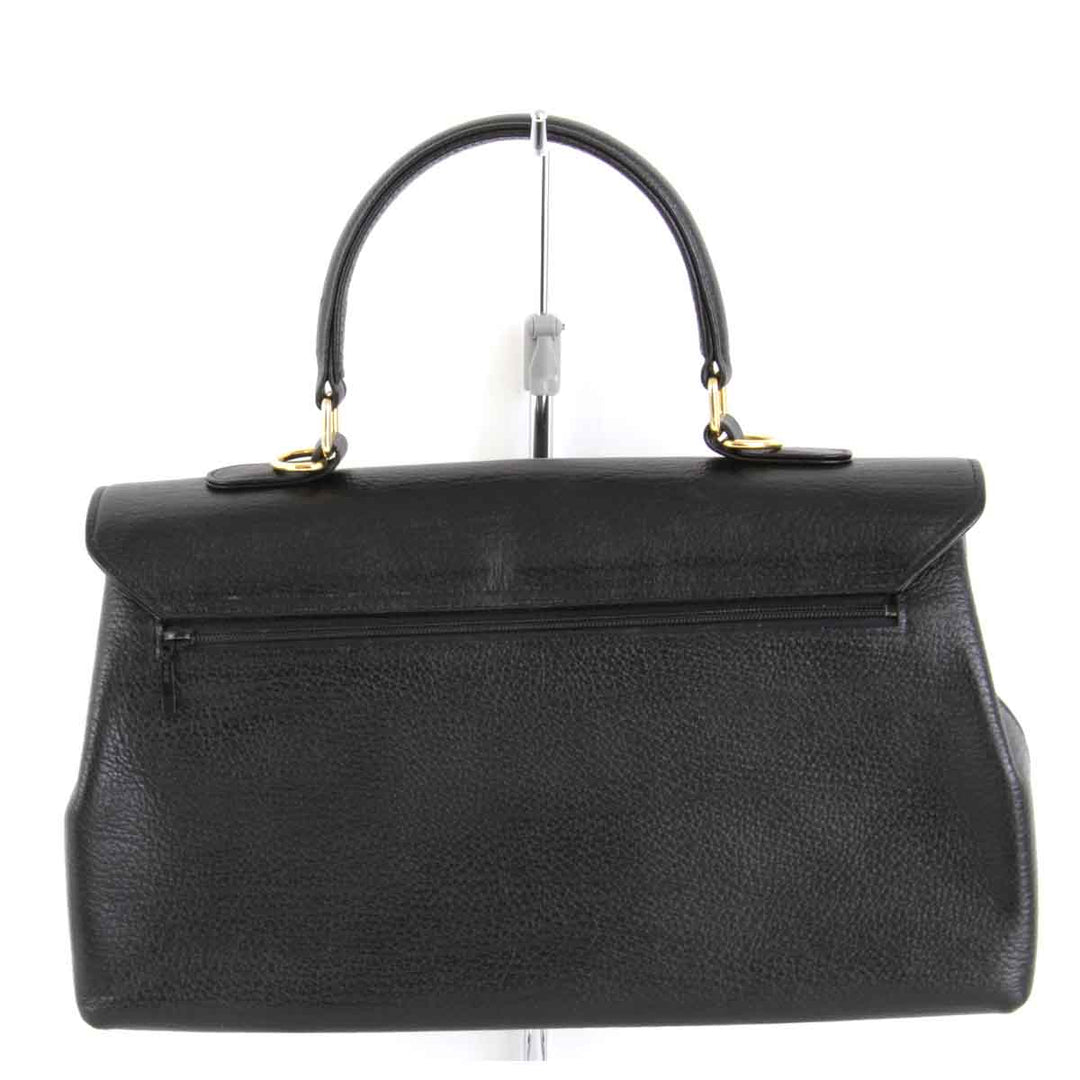 『USED』 
PIERRE BALMAIN ピエール・バルマン 
 2Way ハンドバッグ 
レザー ブラック