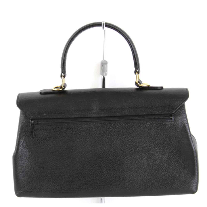 『USED』 
PIERRE BALMAIN ピエール・バルマン 
 2Way ハンドバッグ 
レザー ブラック