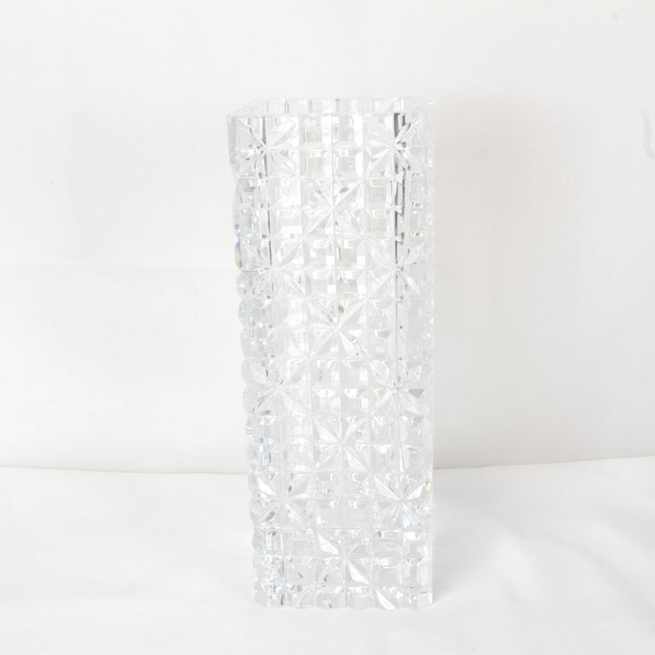 良品『USED』 
 
 HOYAクリスタル カットガラス 花器 花瓶 
クリスタルガラス クリア