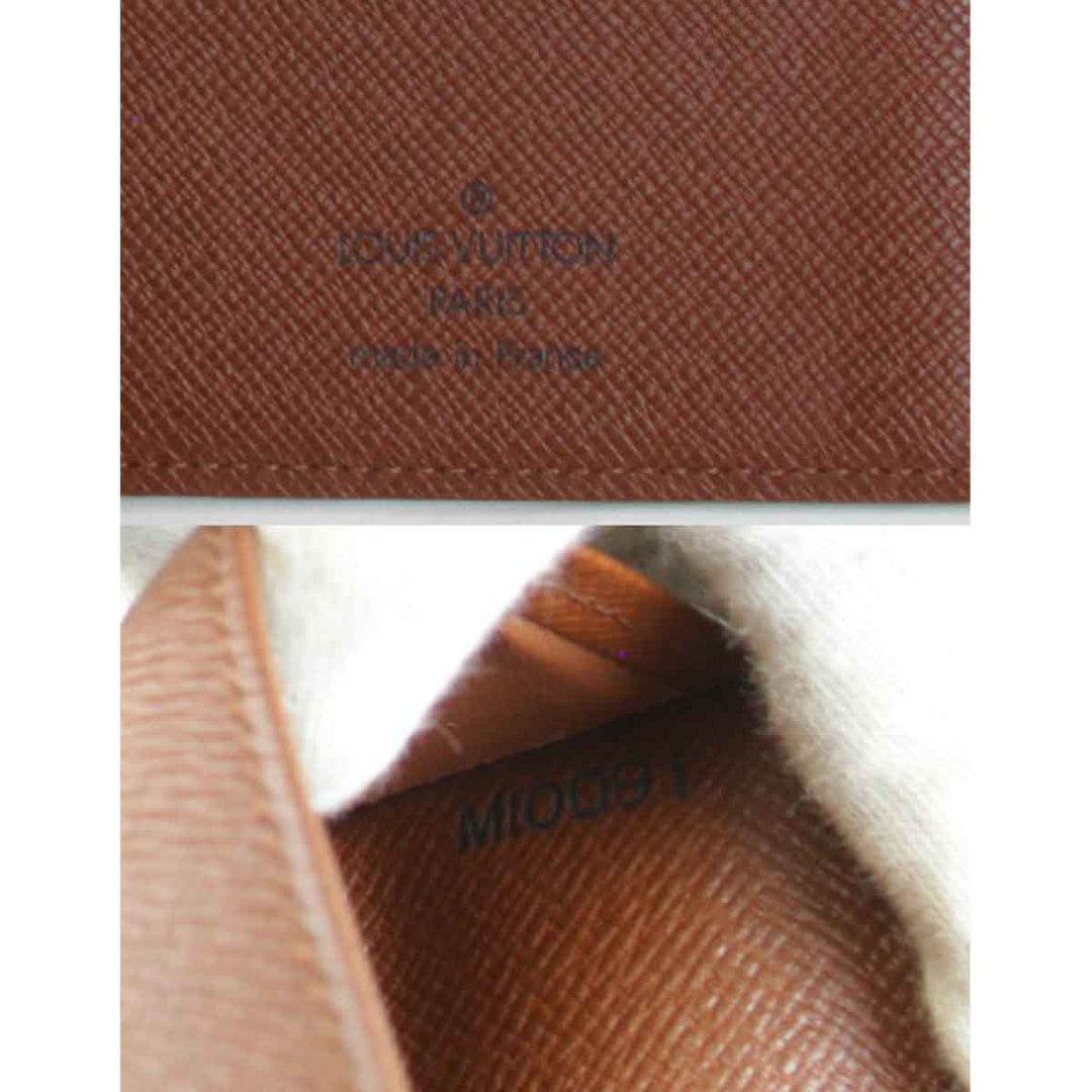 美品『USED』 
LOUIS VUITTON ルイ・ヴィトン 
 アジェンダオリゾンタル R20008 手帳カバー 
モノグラムキャンバス ブラウン