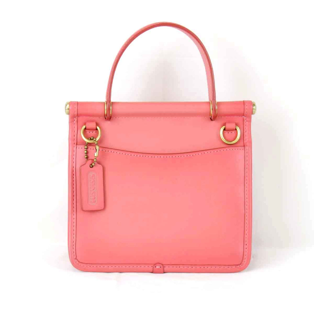 美品『USED』 
COACH コーチ 
 ウィリストップハンドル18 M2081-5789 ショルダーバッグ 
レザー ピンク