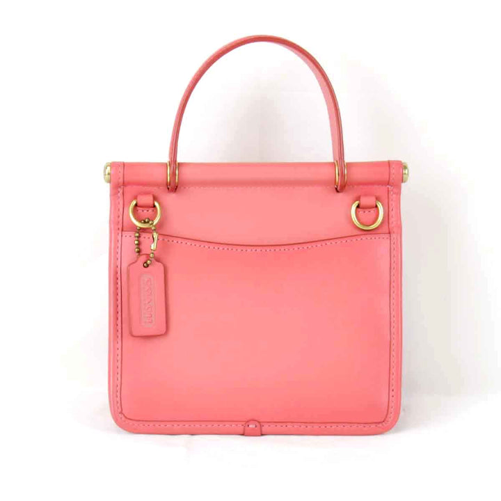 美品『USED』 
COACH コーチ 
 ウィリストップハンドル18 M2081-5789 ショルダーバッグ 
レザー ピンク
