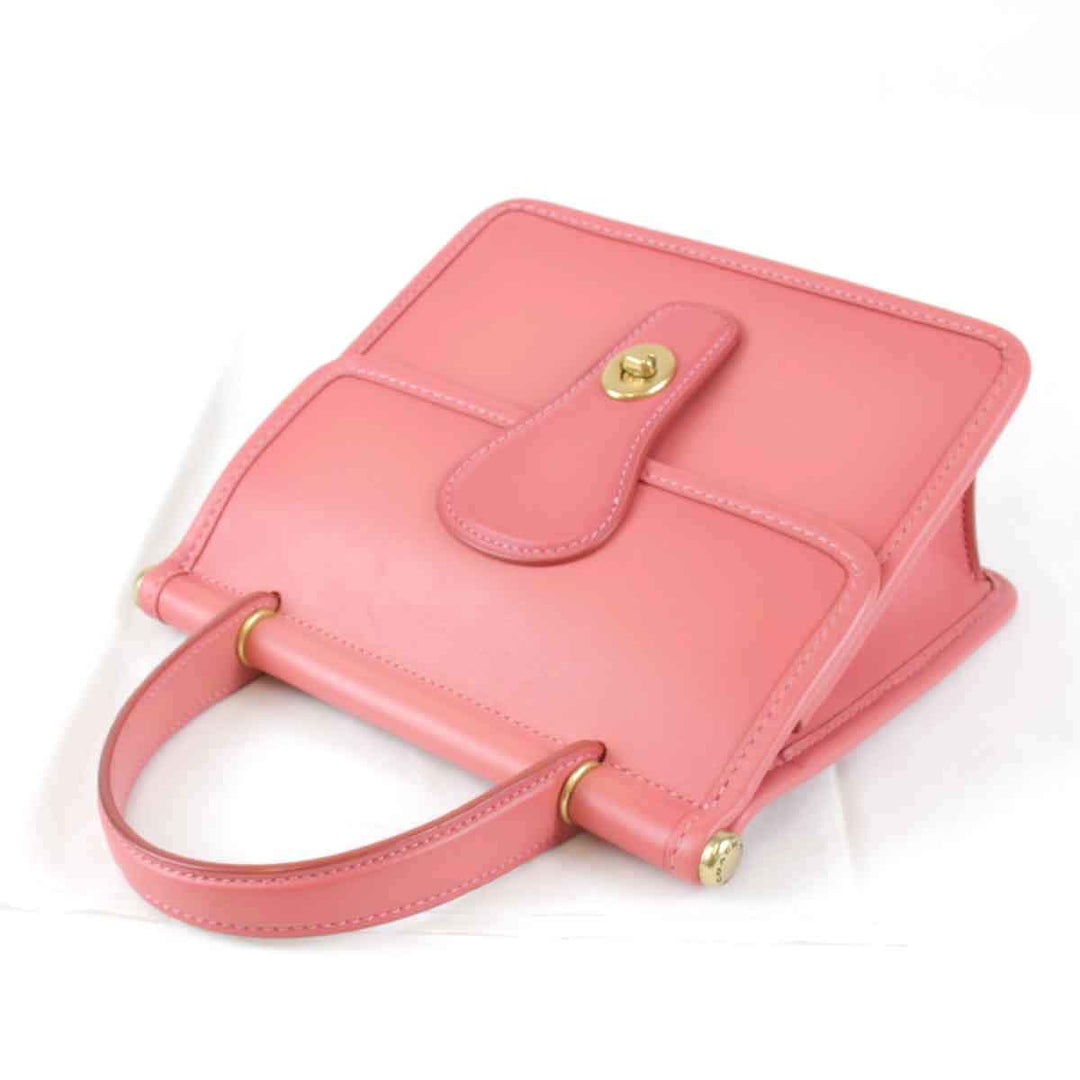 美品『USED』 
COACH コーチ 
 ウィリストップハンドル18 M2081-5789 ショルダーバッグ 
レザー ピンク