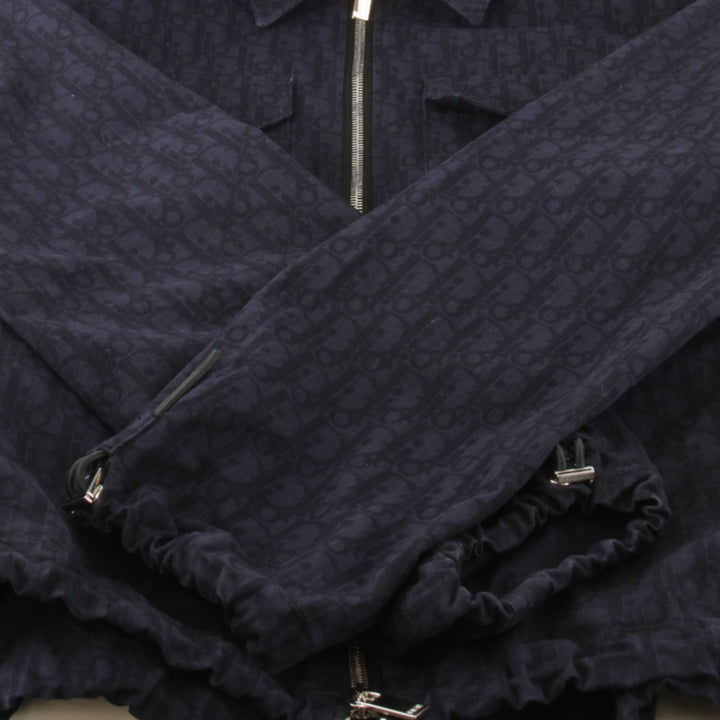 美品『USED』 
Christian Dior クリスチャンディオール 
 243D587AY517 ブルゾン 
コットン ネイビー