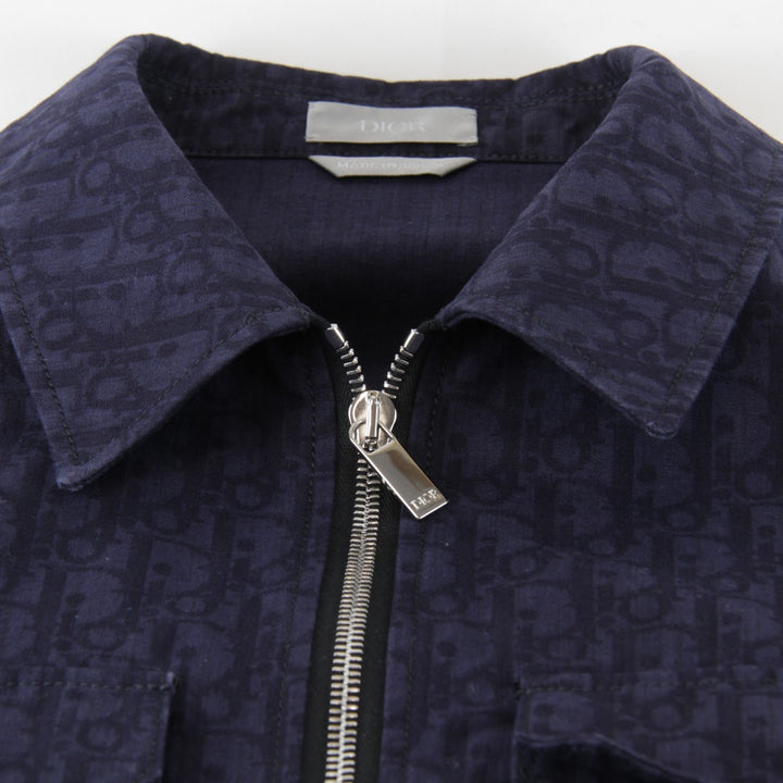 美品『USED』 
Christian Dior クリスチャンディオール 
 243D587AY517 ブルゾン 
コットン ネイビー