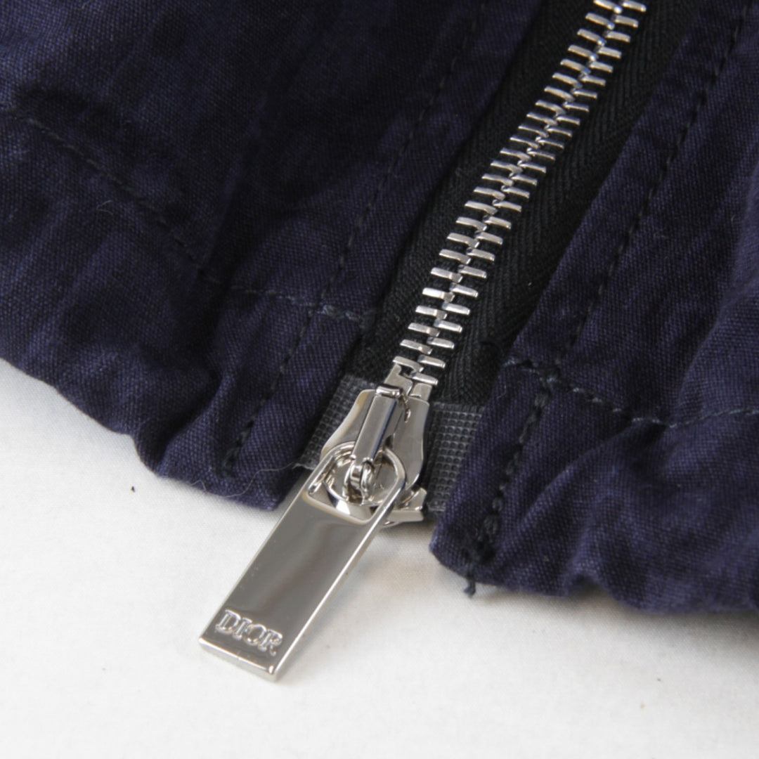 美品『USED』 
Christian Dior クリスチャンディオール 
 243D587AY517 ブルゾン 
コットン ネイビー