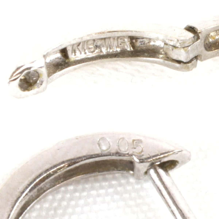『USED』 K18WG 
ピアス
 ダイヤモンド 0.05 1.7g