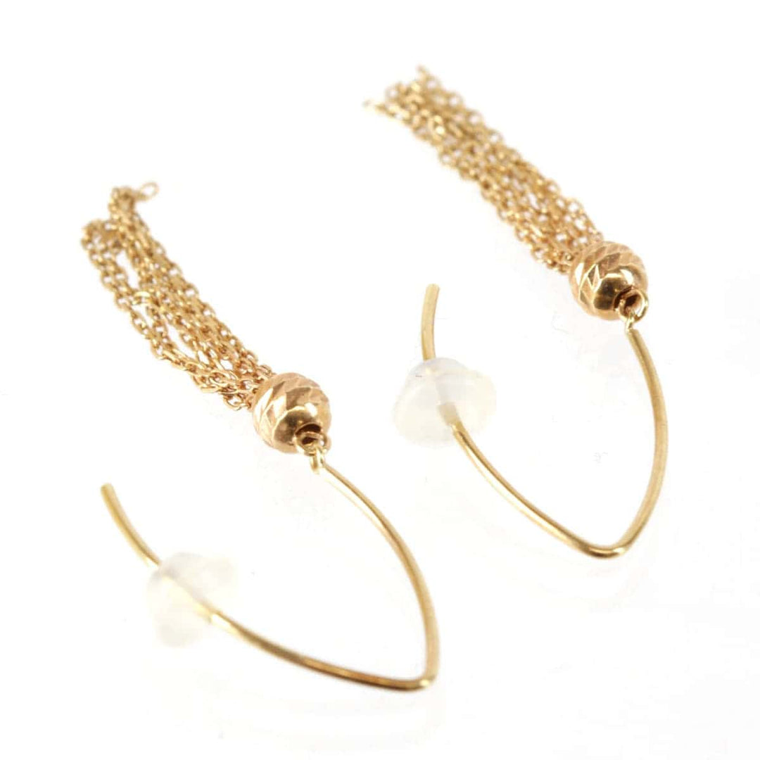 美品『USED』 K18 
ピアス
 1.3g