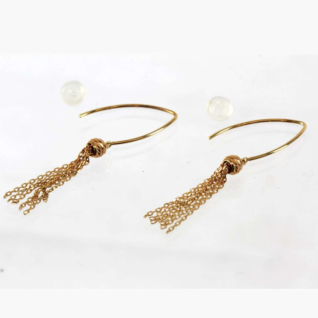 美品『USED』 K18 
ピアス
 1.3g
