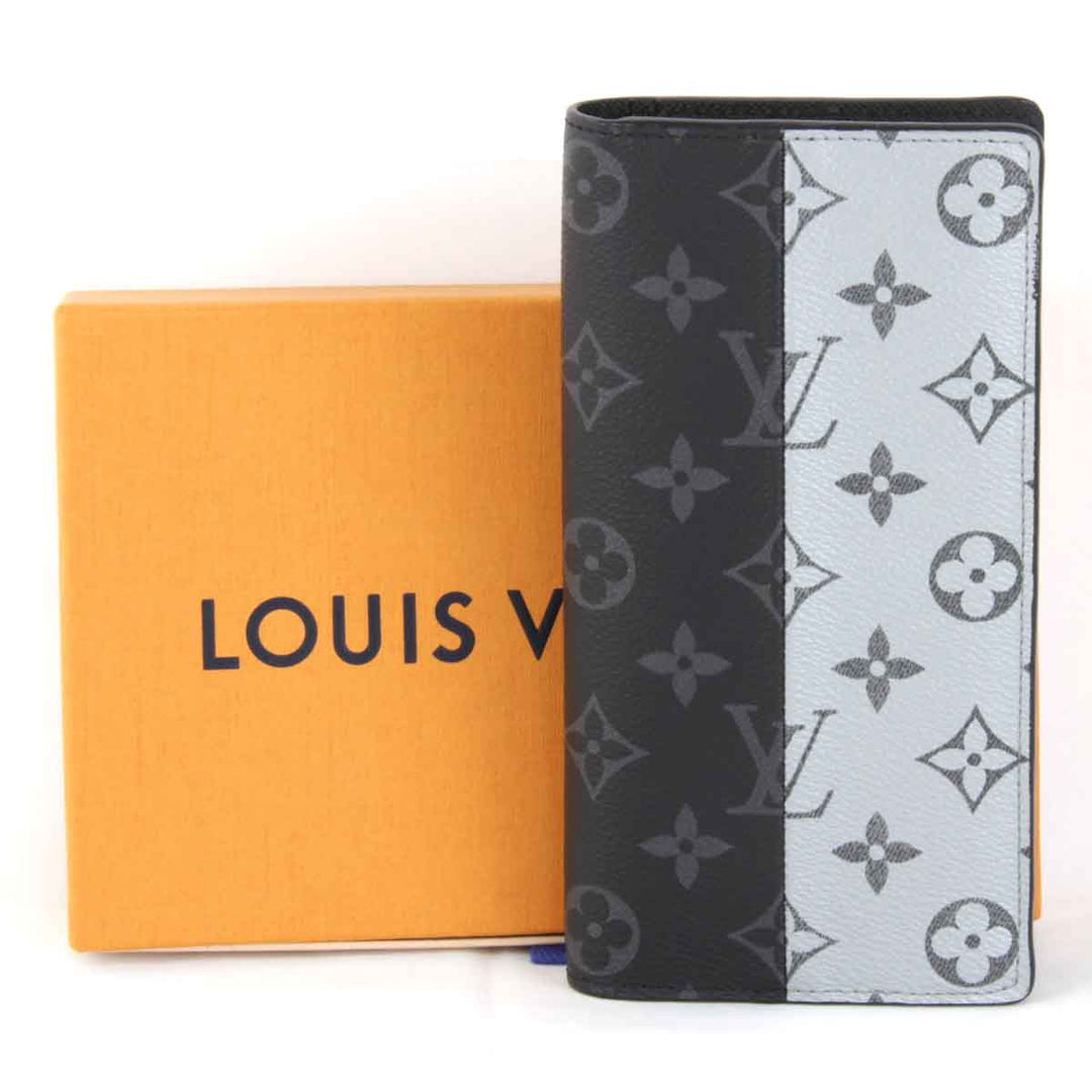 美品『USED』 
LOUIS VUITTON ルイ・ヴィトン 
 スプリット M63027 長財布 
モノグラムエクリプス ブラック