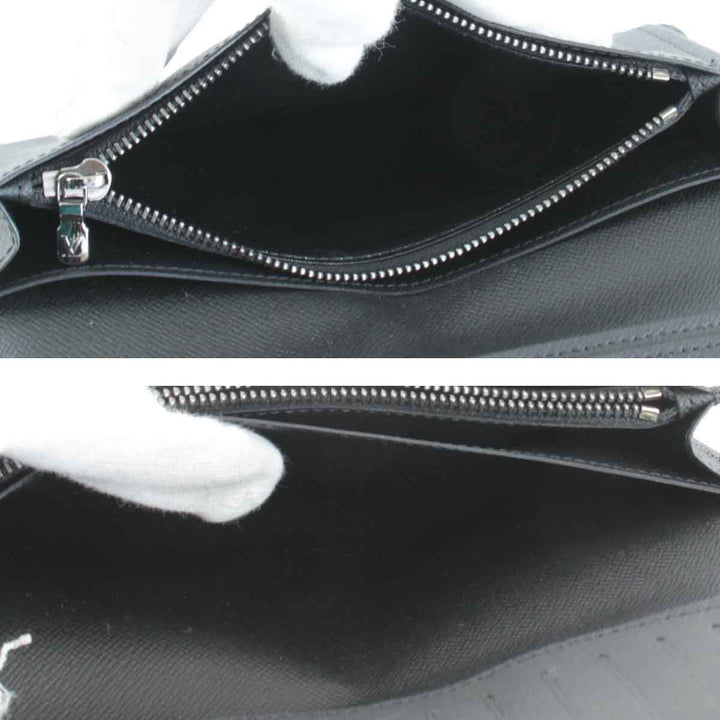 美品『USED』 
LOUIS VUITTON ルイ・ヴィトン 
 スプリット M63027 長財布 
モノグラムエクリプス ブラック