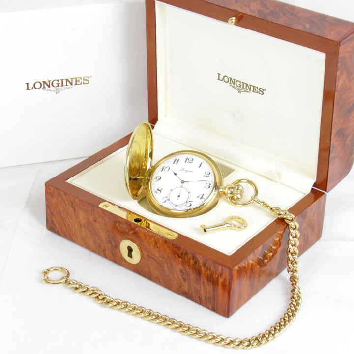 美品『USED』 
LONGINES ロンジン 
 840.8021 懐中時計 
K18 ゴールド