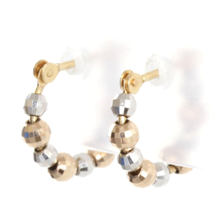 美品『USED』 K18/K14WG  
ピアス
 1.2g