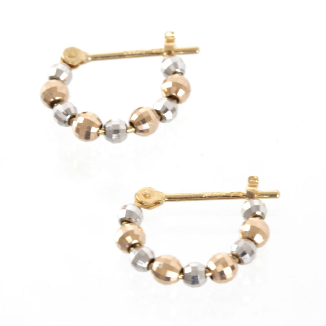 美品『USED』 K18/K14WG  
ピアス
 1.2g