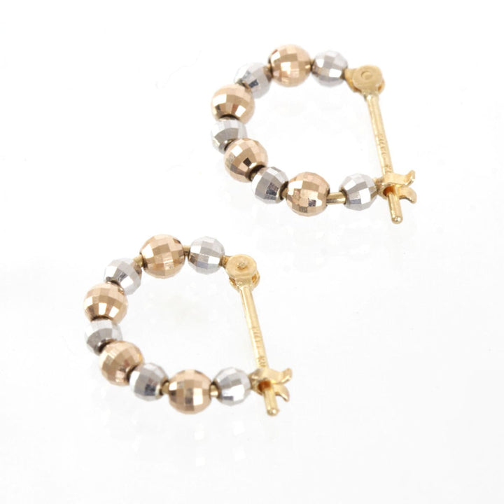 美品『USED』 K18/K14WG  
ピアス
 1.2g