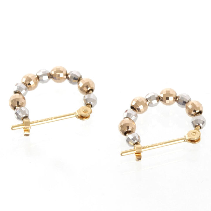 美品『USED』 K18/K14WG  
ピアス
 1.2g