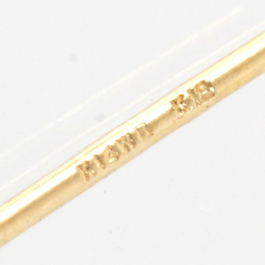 美品『USED』 K18/K14WG  
ピアス
 1.2g