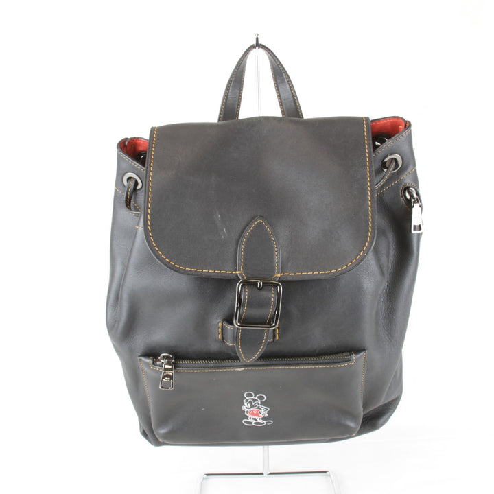 『USED』 
COACH コーチ 
 10115 リュック・デイパック 
レザー ブラック