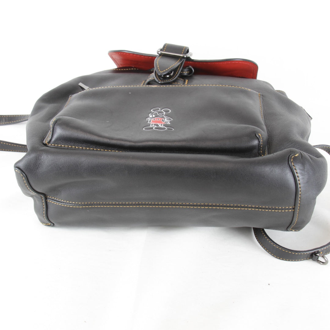 『USED』 
COACH コーチ 
 10115 リュック・デイパック 
レザー ブラック