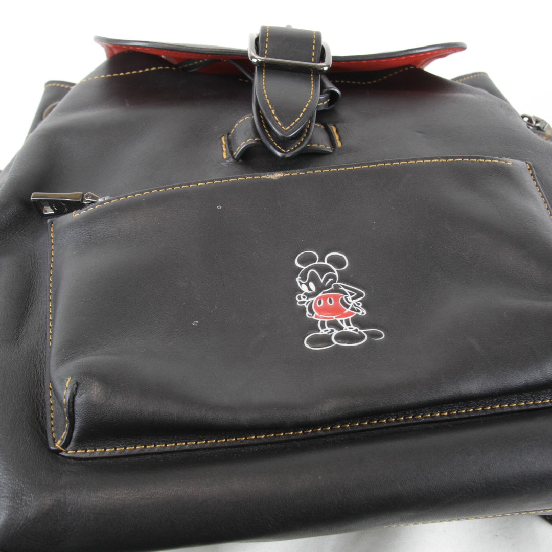 『USED』 
COACH コーチ 
 10115 リュック・デイパック 
レザー ブラック