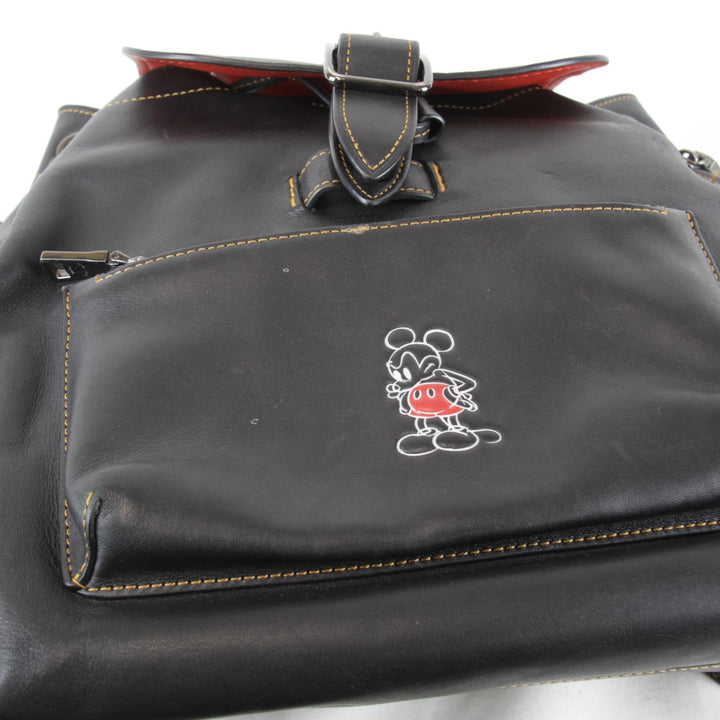 『USED』 
COACH コーチ 
 10115 リュック・デイパック 
レザー ブラック