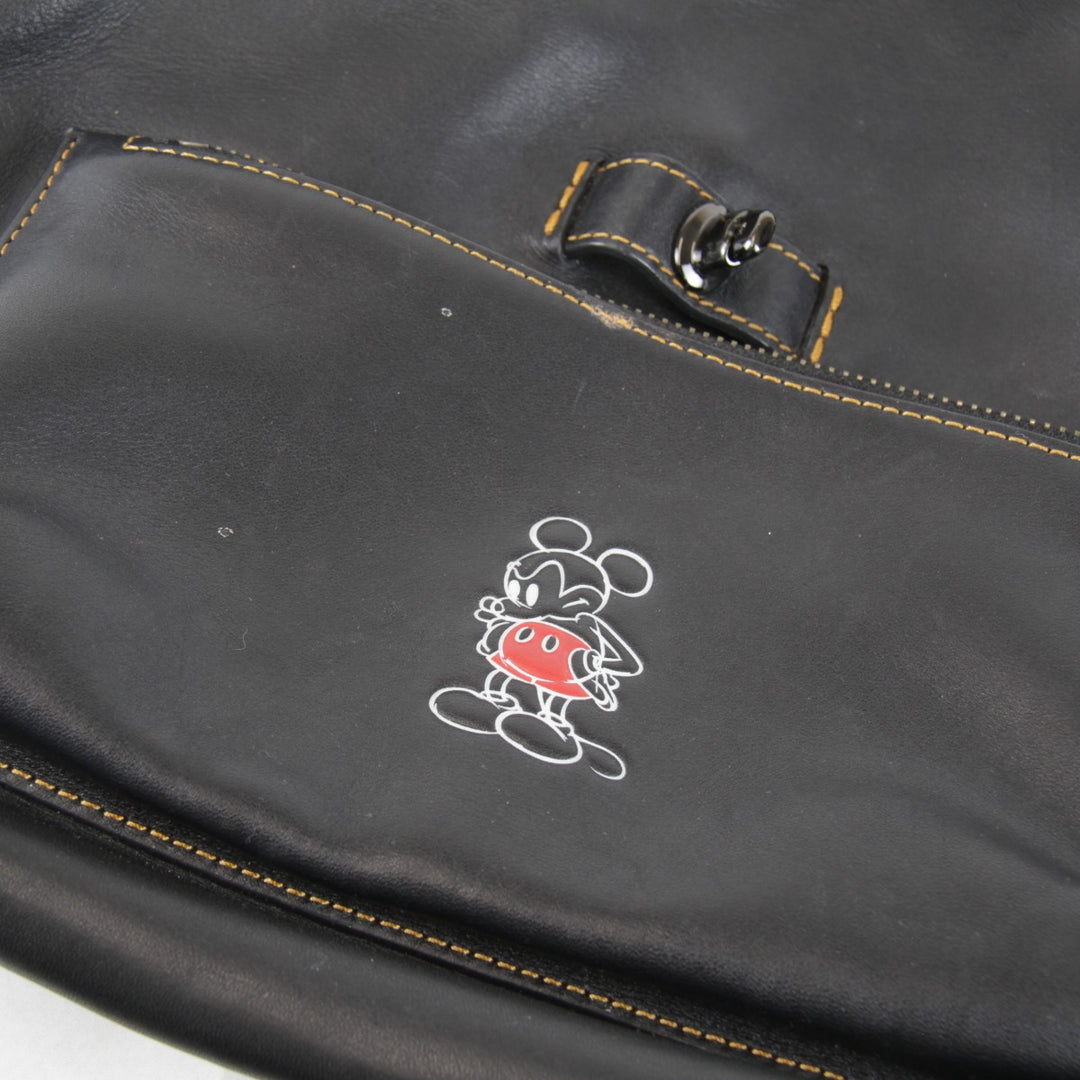 『USED』 
COACH コーチ 
 10115 リュック・デイパック 
レザー ブラック