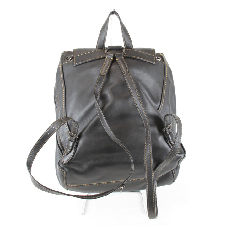 『USED』 
COACH コーチ 
 10115 リュック・デイパック 
レザー ブラック
