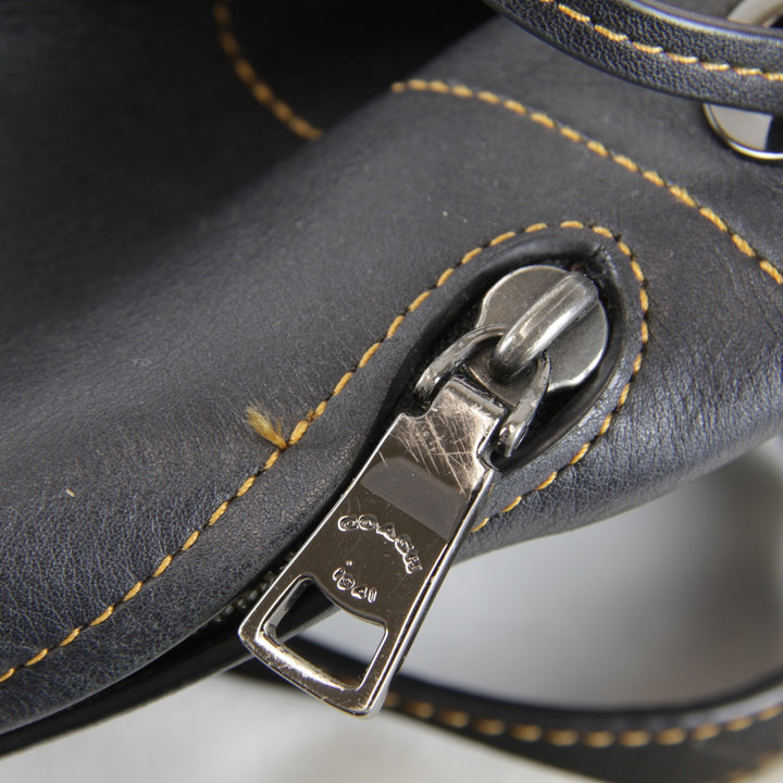 『USED』 
COACH コーチ 
 10115 リュック・デイパック 
レザー ブラック