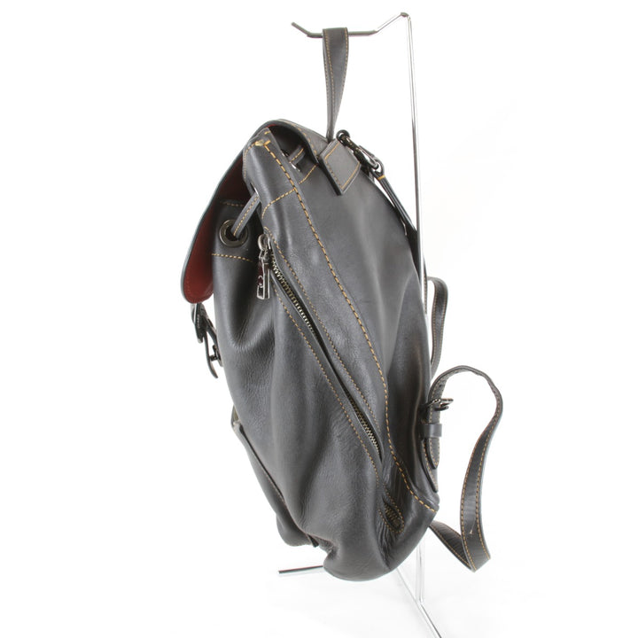 『USED』 
COACH コーチ 
 10115 リュック・デイパック 
レザー ブラック