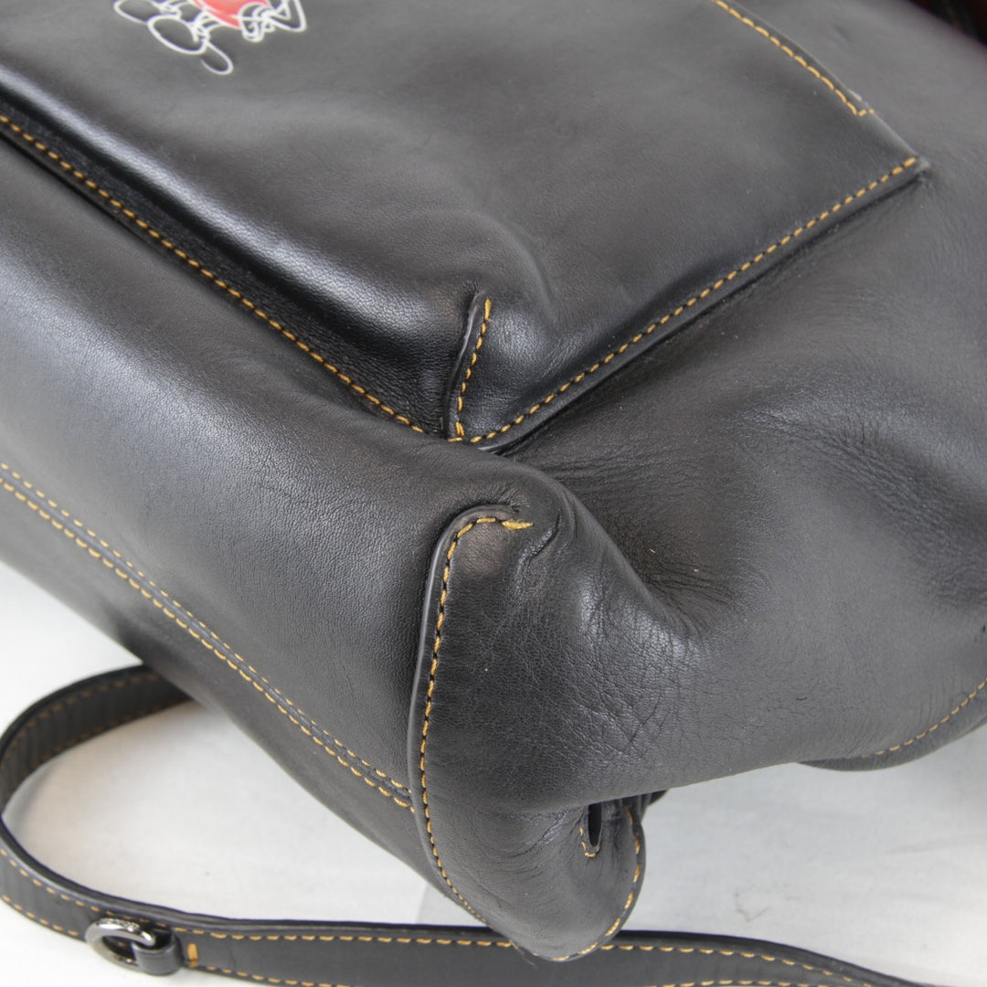 『USED』 
COACH コーチ 
 10115 リュック・デイパック 
レザー ブラック