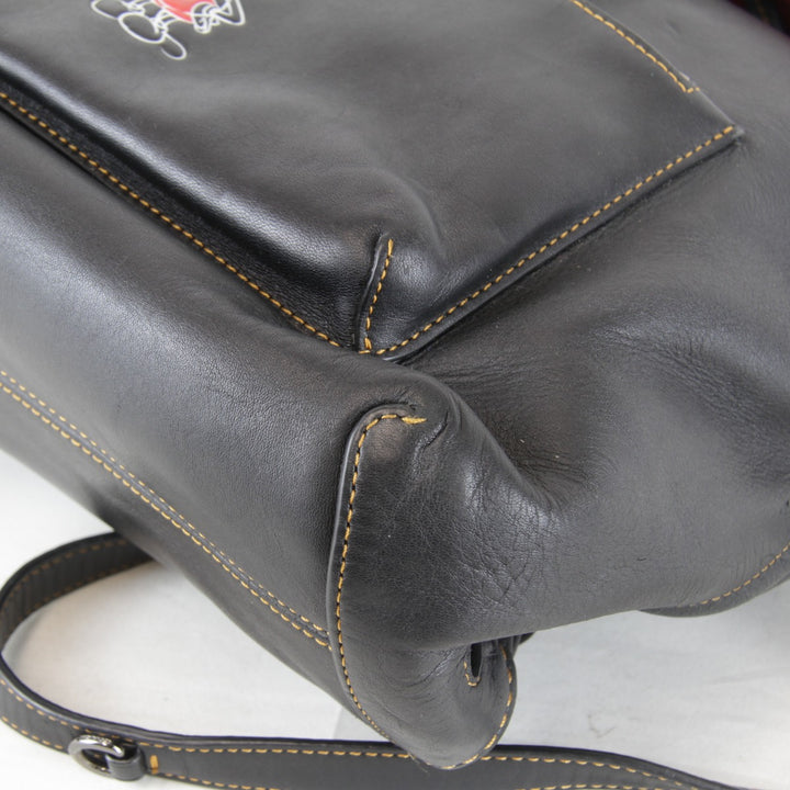 『USED』 
COACH コーチ 
 10115 リュック・デイパック 
レザー ブラック